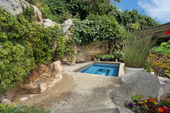 Картинка интерьер бассейны +открытые+площадки бассейн улица отдых уют