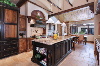 Картинка интерьер кухня стиль дизайн уют