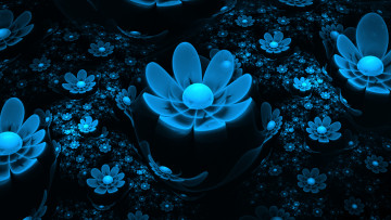 Картинка 3д+графика фракталы+ fractal цвета фон узор