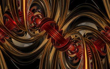 Картинка 3д+графика фракталы+ fractal цвета фон узор