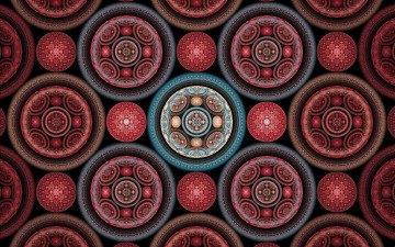 Картинка 3д+графика фракталы+ fractal фон узор цвета