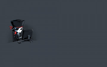 Картинка рисованные минимализм череп фон