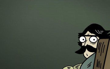 Картинка рисованные минимализм фон мужчина