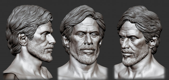 Обои картинки фото 3д графика, _science fiction, фон, портрет, мужчина