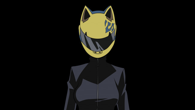 Обои картинки фото аниме, dyurarara, celty, sturluson, шлем, даллахан