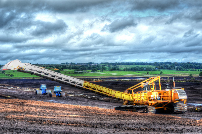 Обои картинки фото техника, экскаваторы, карьерный, экскаватор