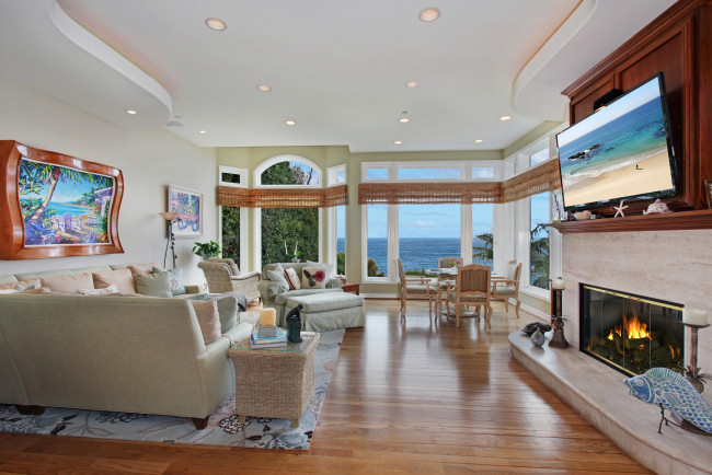 Обои картинки фото интерьер, гостиная, камин, мебель, стиль, цветы, living, room, fireplace, furniture, style, colors