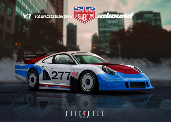 Обои картинки фото автомобили, виртуальный тюнинг, porsche