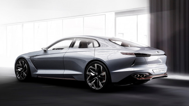 Обои картинки фото hyundai genesis new york concept 2016, автомобили, hyundai, new, york, genesis, 2016, concept