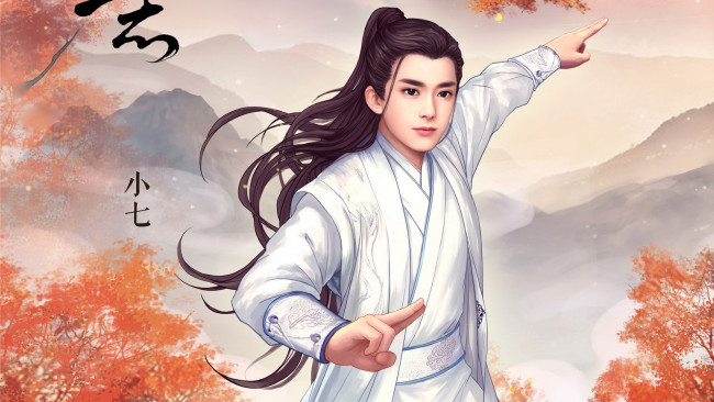 Обои картинки фото legend of chusen, видео игры, фон, взгляд, девушка