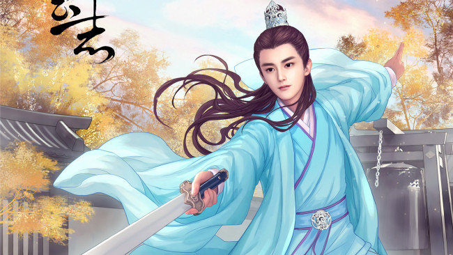 Обои картинки фото legend of chusen, видео игры, фон, взгляд, девушка