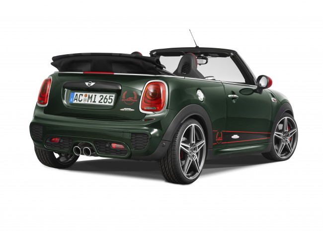 Обои картинки фото автомобили, mini, ac, schnitzer, cooper, works, cabrio, f57, 2016г