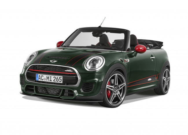 Обои картинки фото автомобили, mini, ac, schnitzer, cooper, works, cabrio, f57, 2016г