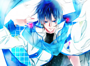 Картинка аниме vocaloid kaito