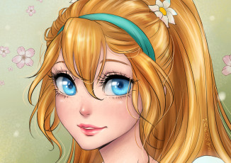 Картинка рисованное кино девушка