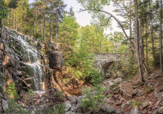 Картинка природа водопады простор