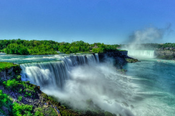 Картинка природа водопады простор