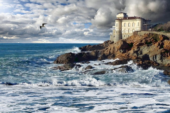 Картинка castello+del+boccale города замки+италии простор