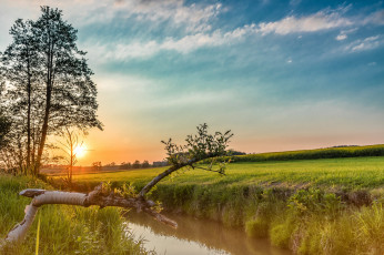 Картинка природа восходы закаты простор