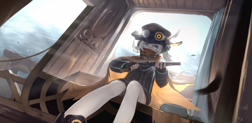 Картинка аниме pixiv+fantasia девушка