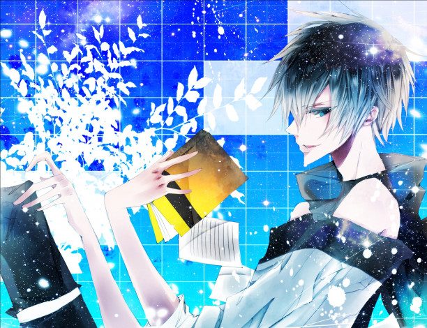 Обои картинки фото аниме, vocaloid, kaito