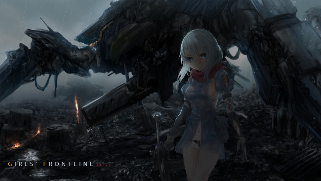 Обои картинки фото аниме, girls frontline, girls, frontline