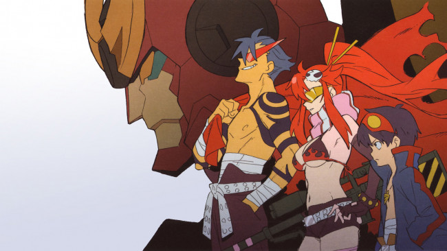 Обои картинки фото аниме, tengen toppa gurren-lagann, гуррен-лаган