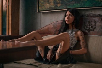 Картинка девушка девушки -unsort+ брюнетки темноволосые александра кадамова модель