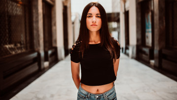 Картинка девушка девушки -unsort+ брюнетки темноволосые модель