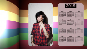 Картинка календари девушки тату взгляд