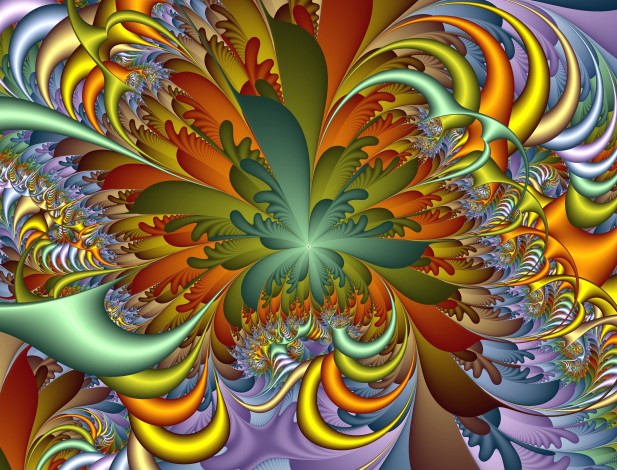 Обои картинки фото 3д графика, фракталы , fractal, цвет, фон, узор