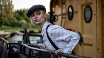 Картинка девушки -+блондинки +светловолосые баржа блондинка кепка подтяжки екатерина наговицына