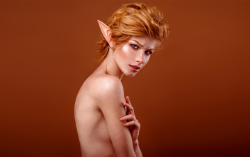 Картинка анастасия+жилина девушки анастасия жилина cosplay эльф девушка модель рыжеволосая красавица красотка стройная сексуальная знойная жгучая взгляд макияж поза