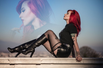 Картинка девушка+-+girl девушки -+рыжеволосые+и+разноцветные девушка разноцветная сексуальная милая модель красивая супер сладкая симпатичная классная нежная идеальная яркая игривая великолепная обаятельная жгучая спокойная удивительная