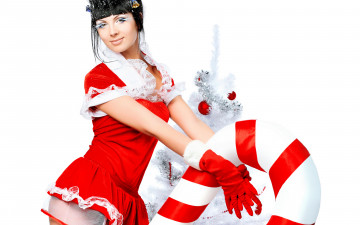 Картинка девушки -+снегурочки снегурочка