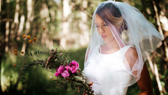 Обои картинки фото olya alessandra, девушки, оля алессандра, невеста