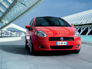Картинка fiat grande punto автомобили