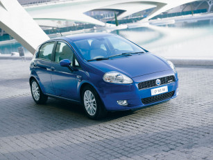 Картинка fiat grande punto автомобили