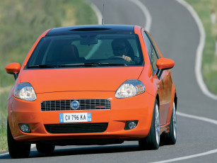 Картинка fiat grande punto автомобили