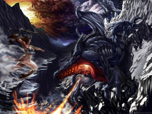 Картинка фэнтези драконы