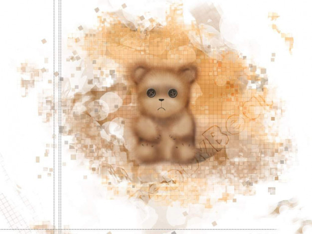 Обои картинки фото рисованные, мишки, тэдди