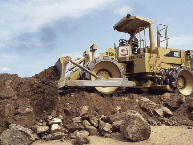 Обои картинки фото техника, бульдозеры