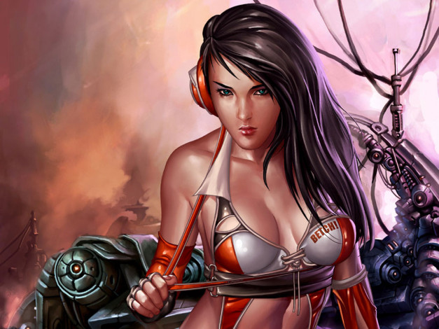 Обои картинки фото фэнтези, девушки