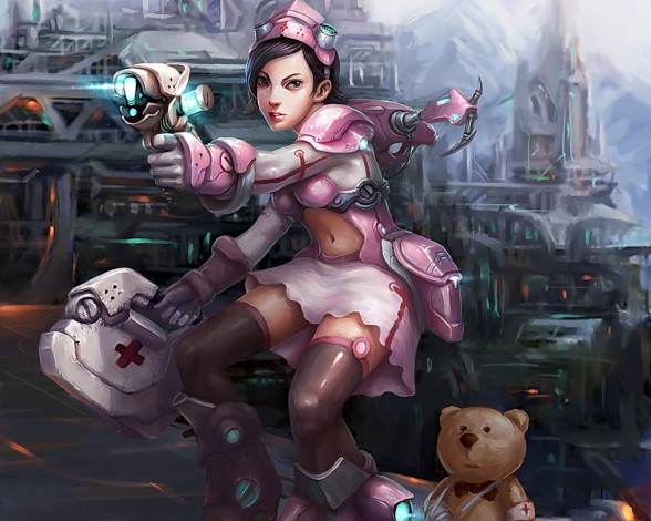 Обои картинки фото фэнтези, девушки