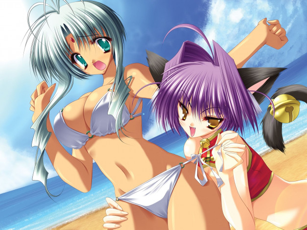 Обои картинки фото аниме, animals