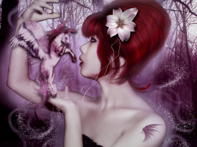 Обои картинки фото фэнтези, девушки