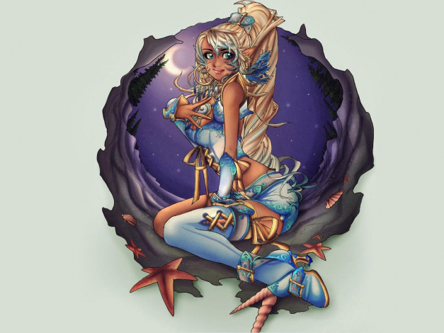 Обои картинки фото фэнтези, эльфы