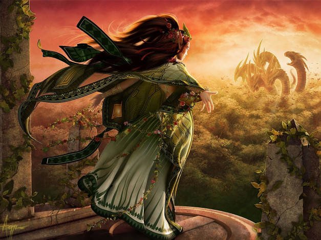 Обои картинки фото фэнтези, красавицы, чудовища