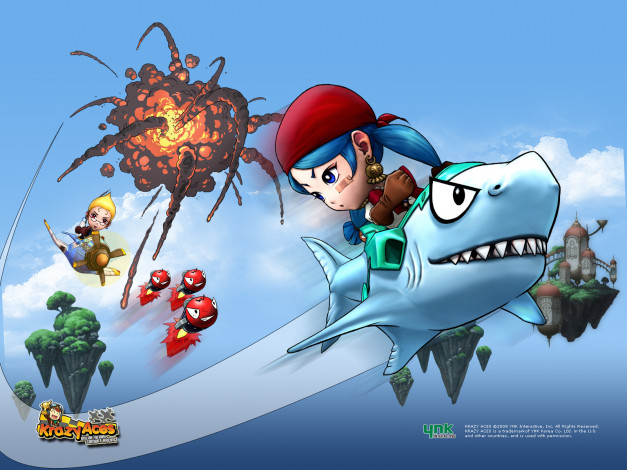 Обои картинки фото krazy, aces, видео, игры