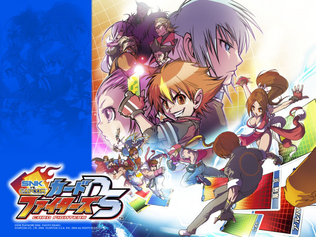 Обои картинки фото snk, vs, capcom, card, fighters, ds, видео, игры